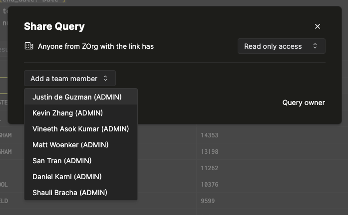팀 구성원 추가